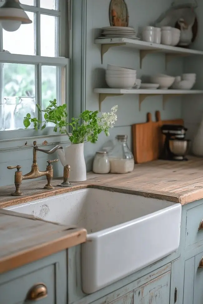 Charming 40s Farmhouse Kitchen