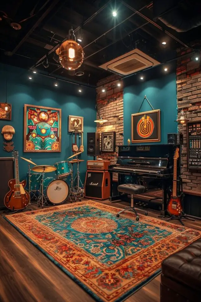 Vibrant Music and Sound Room