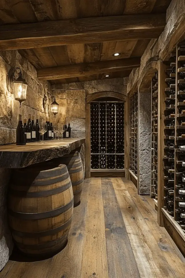 Traditional Cottage Wine Vault