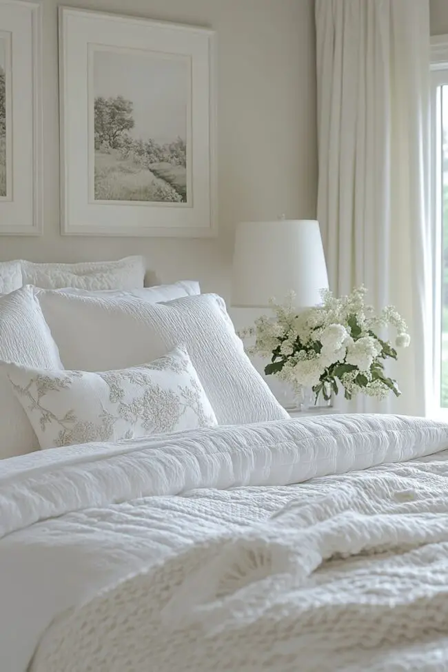 Crisp White Sleep Sanctuary