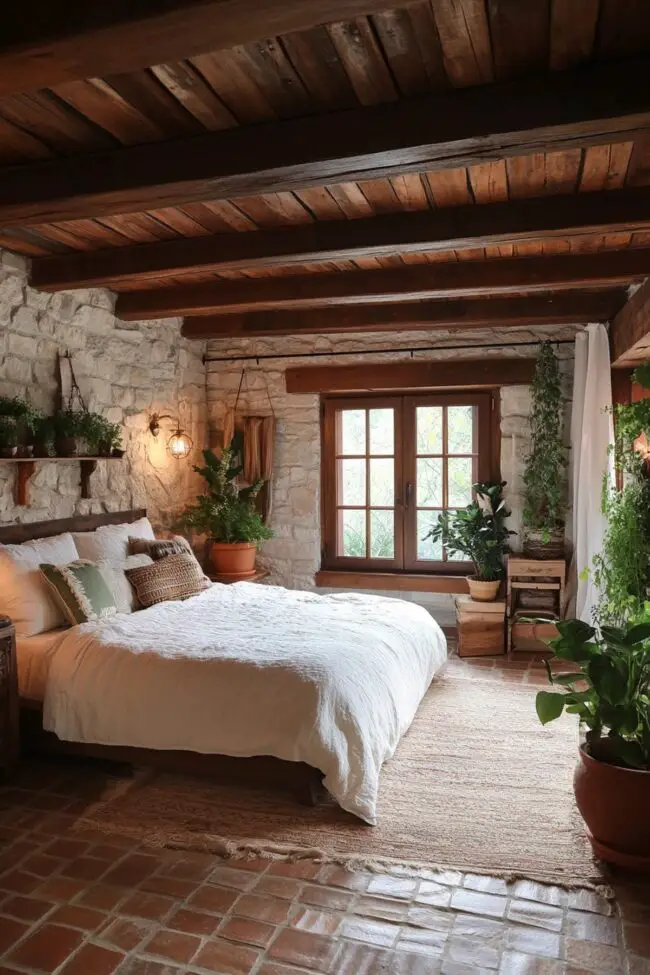 Earthy Elements Bedroom