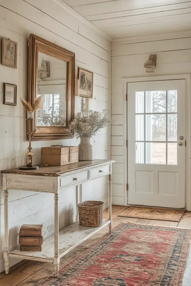 Rustic Cottage Entry Hall