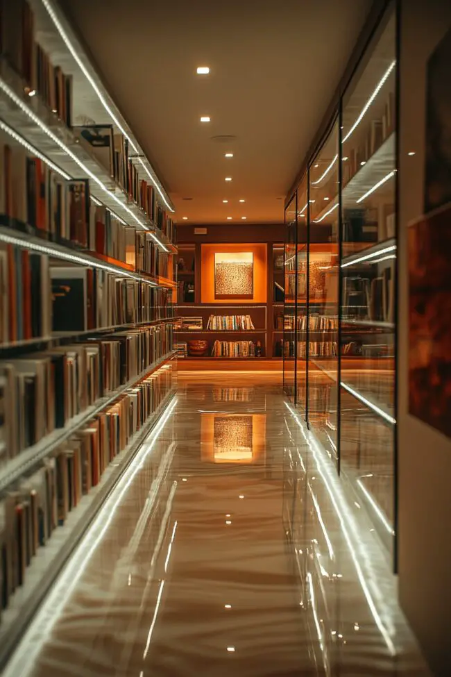 Glass-Walled Book Haven