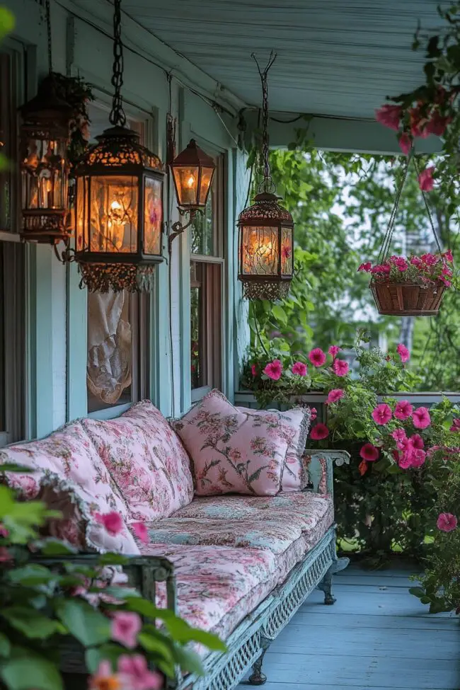 Romantic Vintage Porch Escape