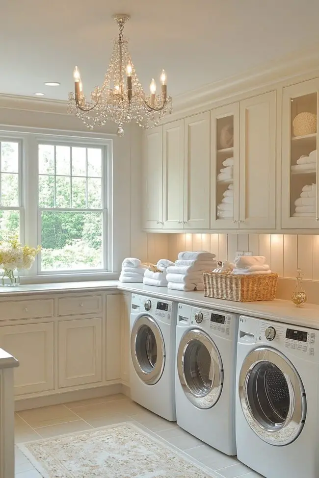 Classic Charm in Laundry Spaces