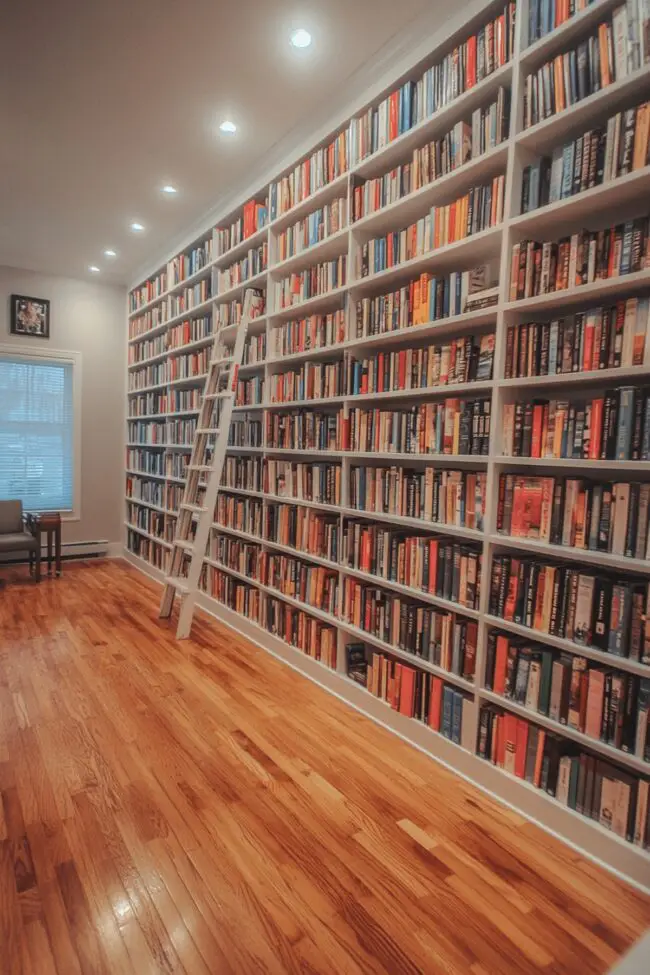 Streamlined Shelf Wall Library