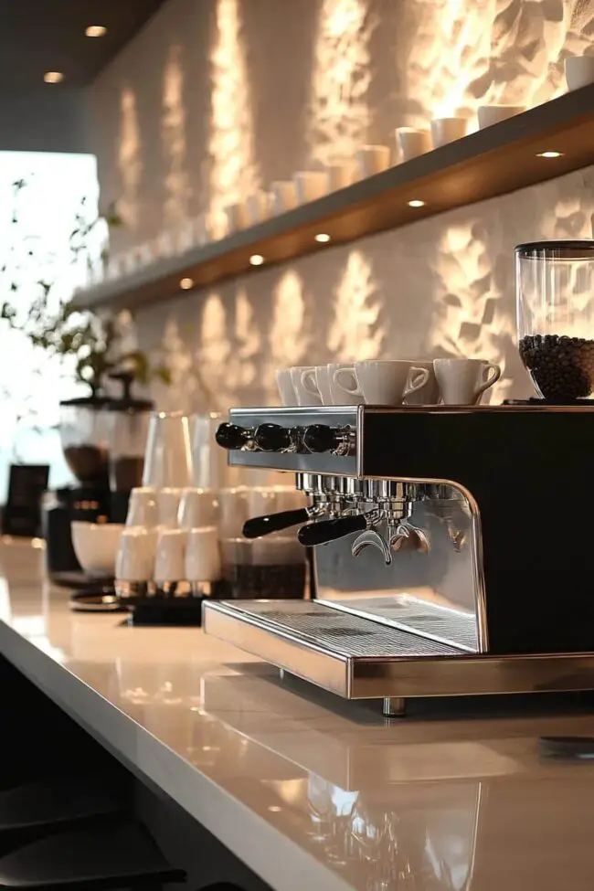 Sleek Contemporary Coffee Hub