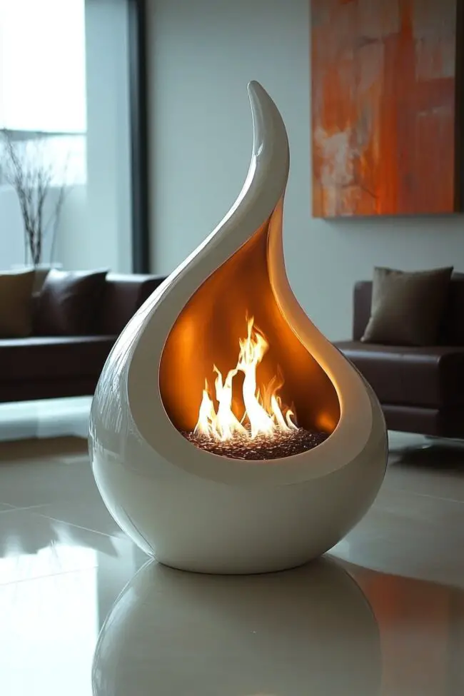 Sleek Bioethanol Heating