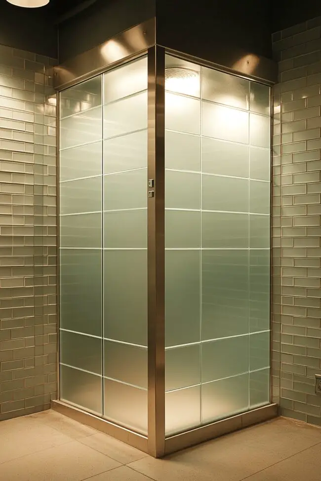 Frosted Glass Bathroom Fixtures