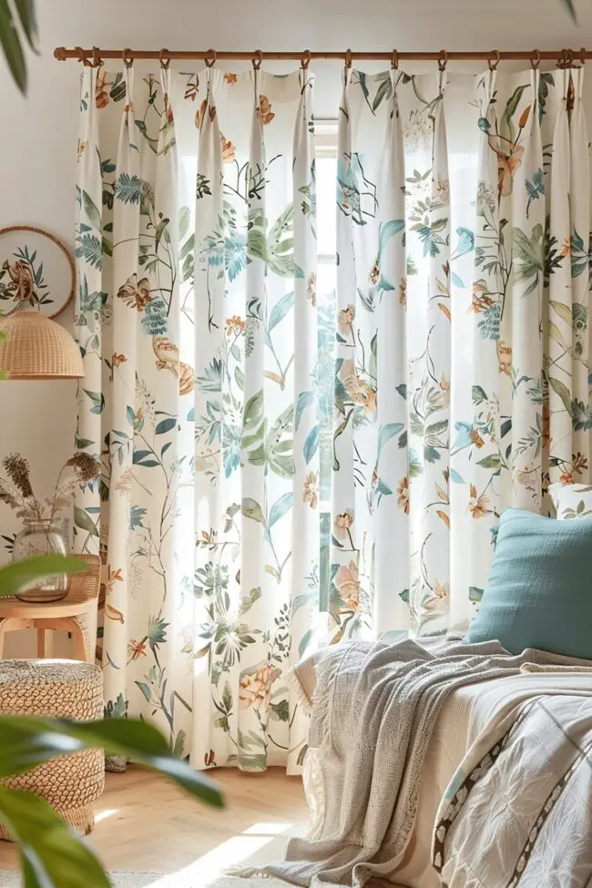 Botanical Garden Print Drapes