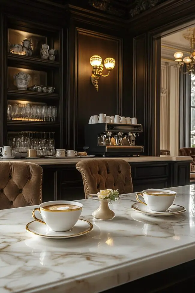 Elegant Hotel-Inspired Coffee Spot