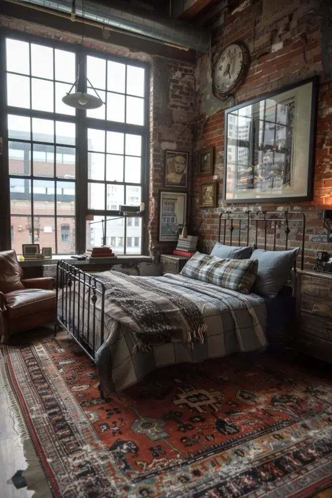 Industrial Urban Chic Bedroom