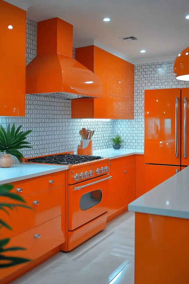 Vibrant Orange Spice Station