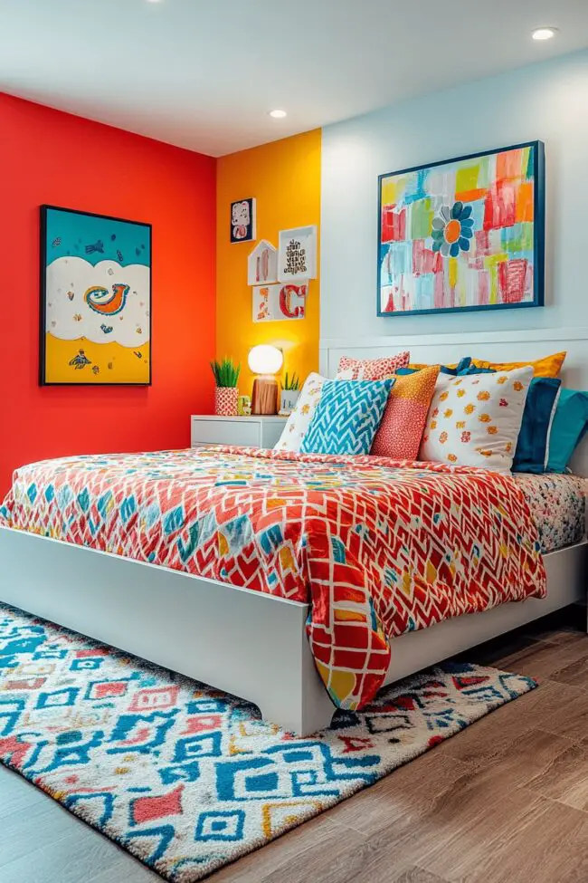 Vibrant and Fun Kids Bedroom Design