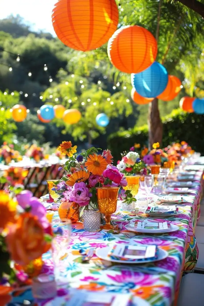 Vibrant Outdoor Celebration Ideas