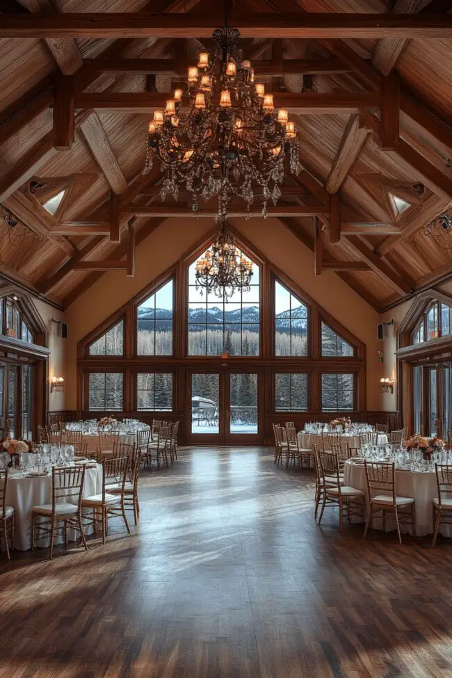 Opulent Alpine Ballroom Vibes