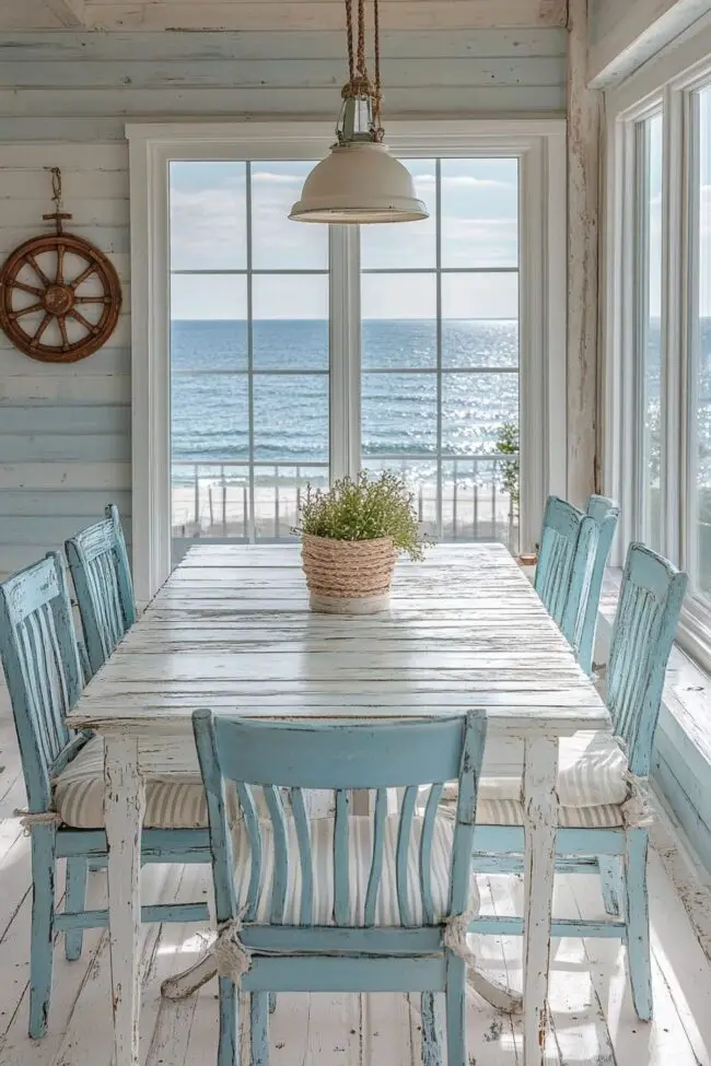 Seaside Serenity Dining Space