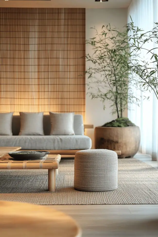 Zen-Inspired Tranquil Lounge