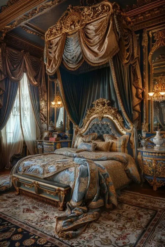 Baroque Bedroom Opulence