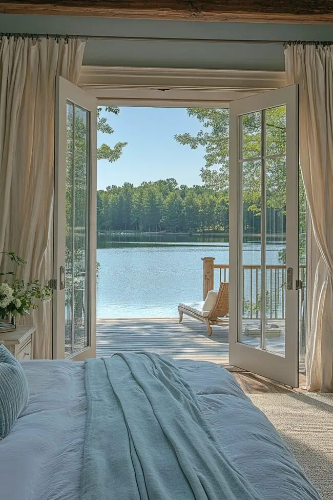 Lakeside Tranquility Master Bedroom