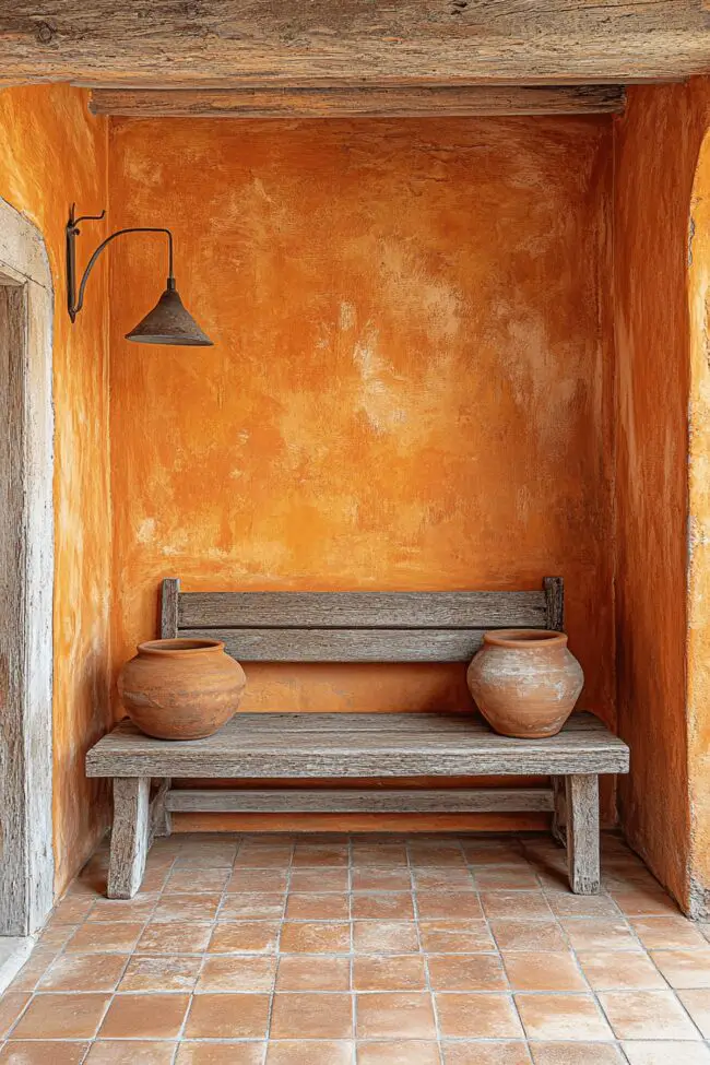 Rustic Orange Welcome