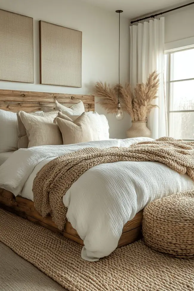 Eco-Friendly Farmhouse Bedroom Ideas