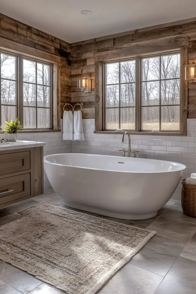 Elegant Farmhouse Bathroom