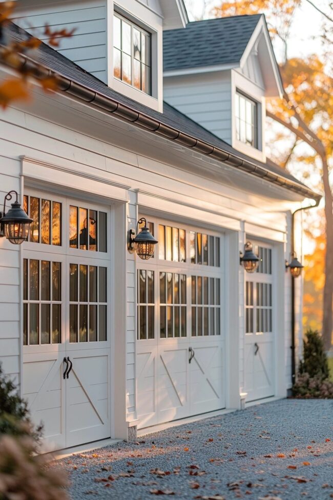 Spacious Farmhouse Garage Design