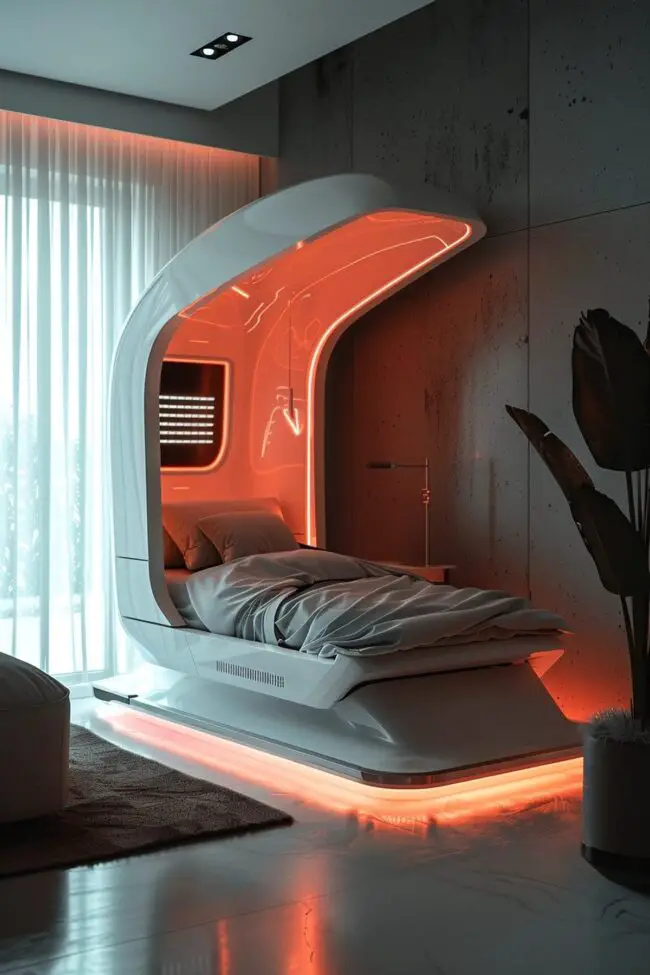 Futuristic Bedroom Design Concepts