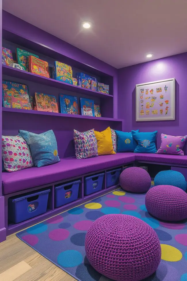 Vivid Violet Creative Playroom