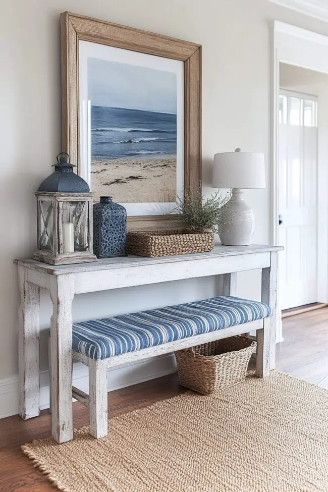 Seaside Inspired Entryway