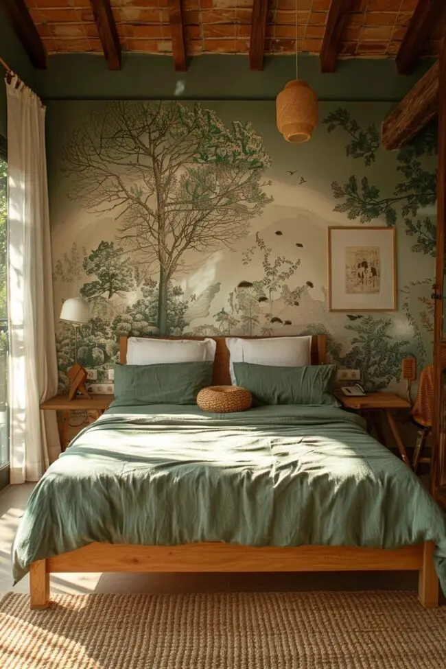 Nature-Inspired Guest Bedroom Oasis