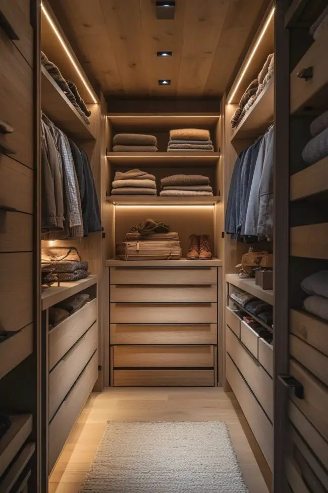 Clever Storage Solutions for Cabin Closets