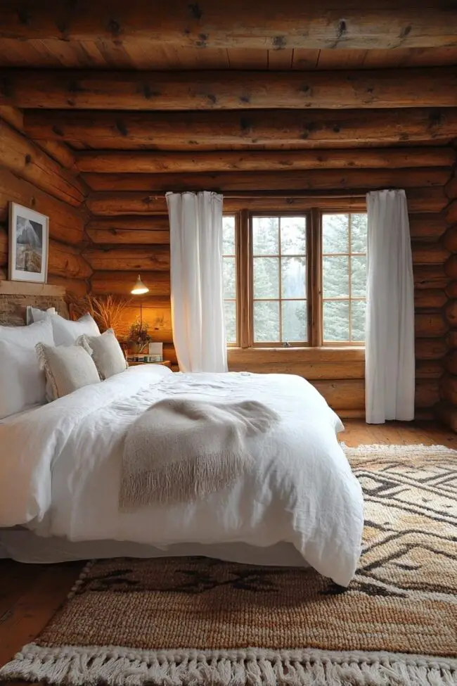 Rustic Log Retreat