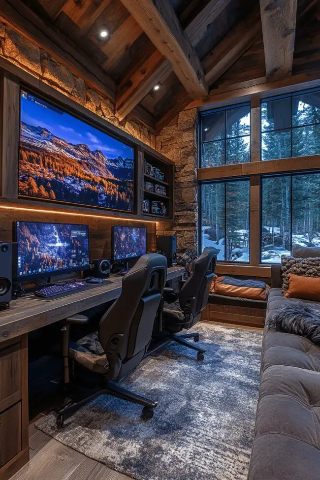 High-Tech Alpine Entertainment Zone