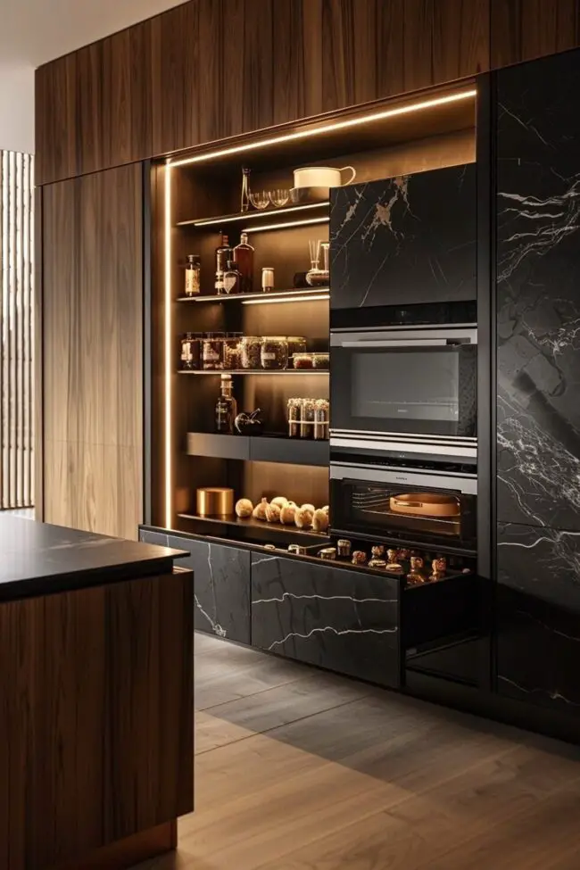 Sleek Concealed Appliance Solutions