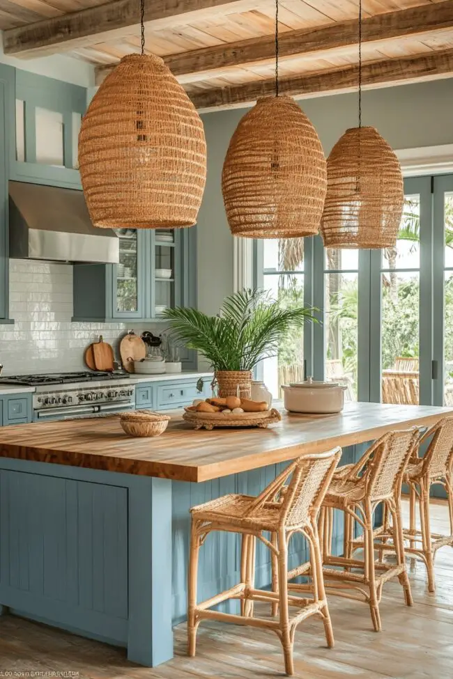 Breezy 60s Coastal Kitchen