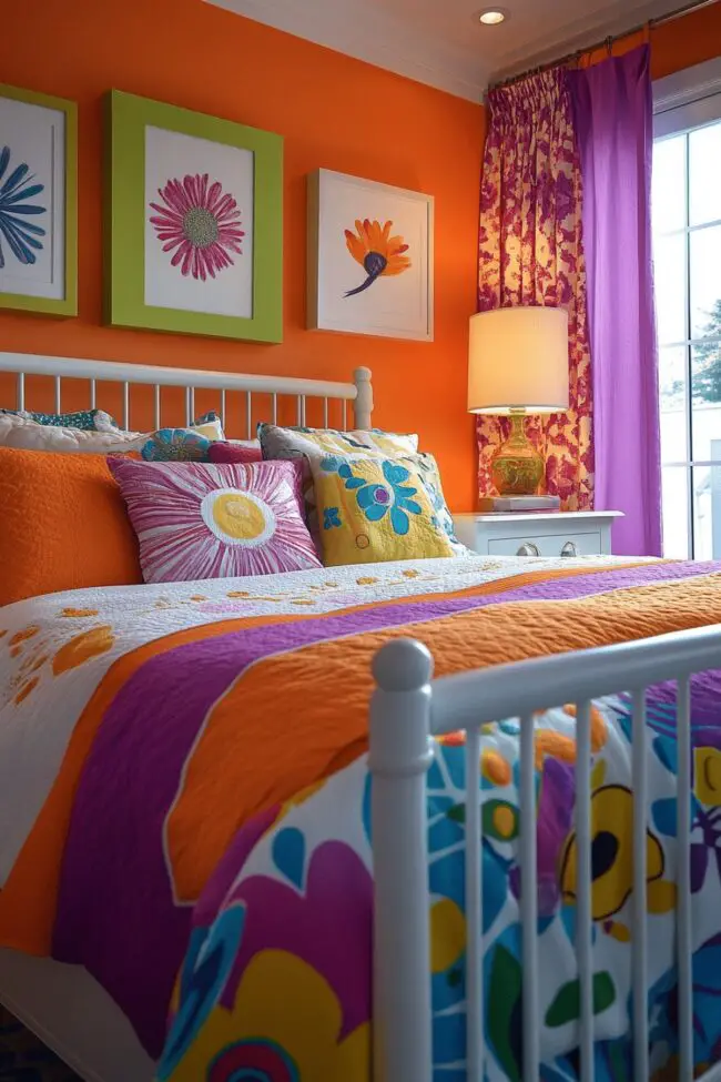 Youthful Vibrant Bedroom