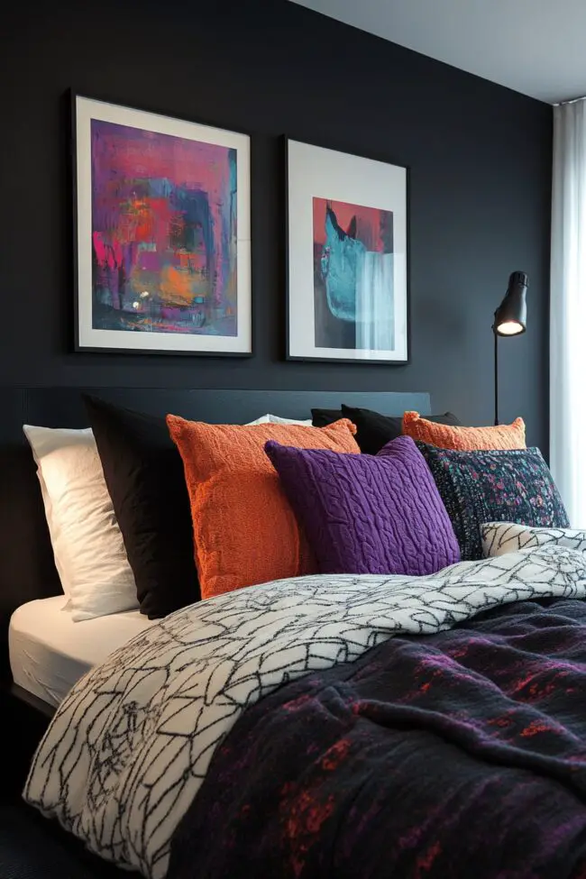 Modern Art-Inspired Bedroom Design