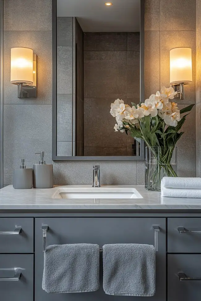 Urban Slate Gray Bathroom