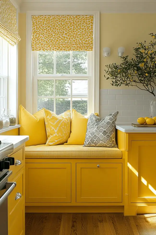 Sunshine Yellow Family Cooking Space