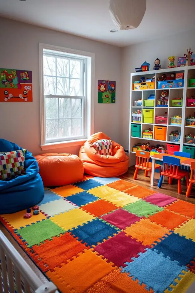 Playful Kids’ Colorful Playroom