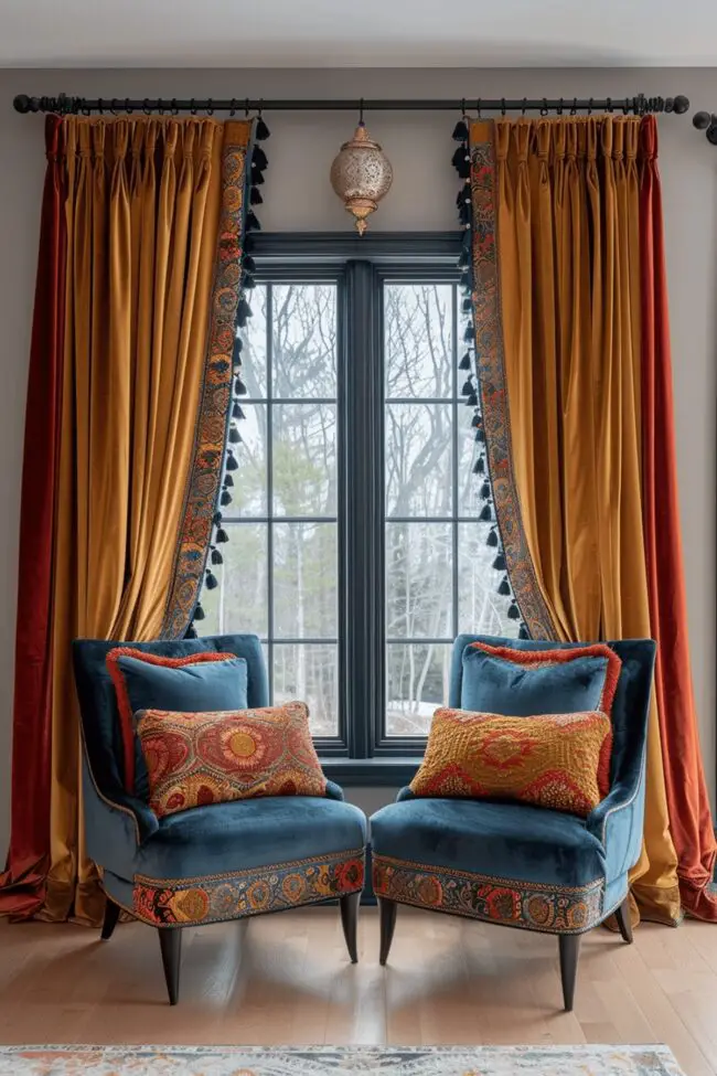 Moroccan Tassel Window Treatments