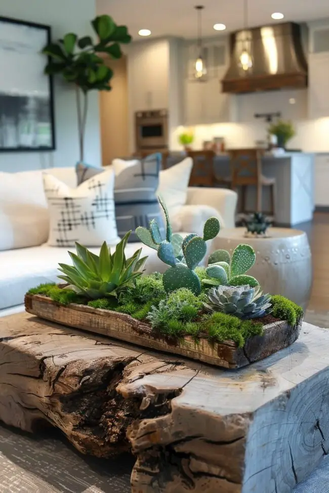 Coffee Table Greenery