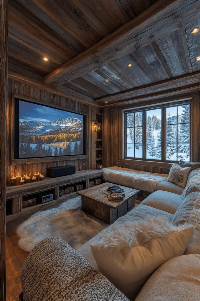 Alpine Entertainment Room Design