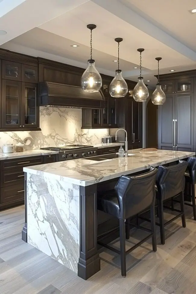 Elegant Marble Kitchen Designs