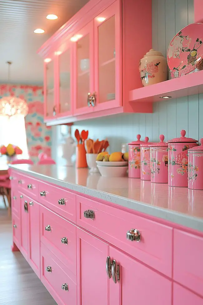 Candy Pink Sweet Kitchen Ambience