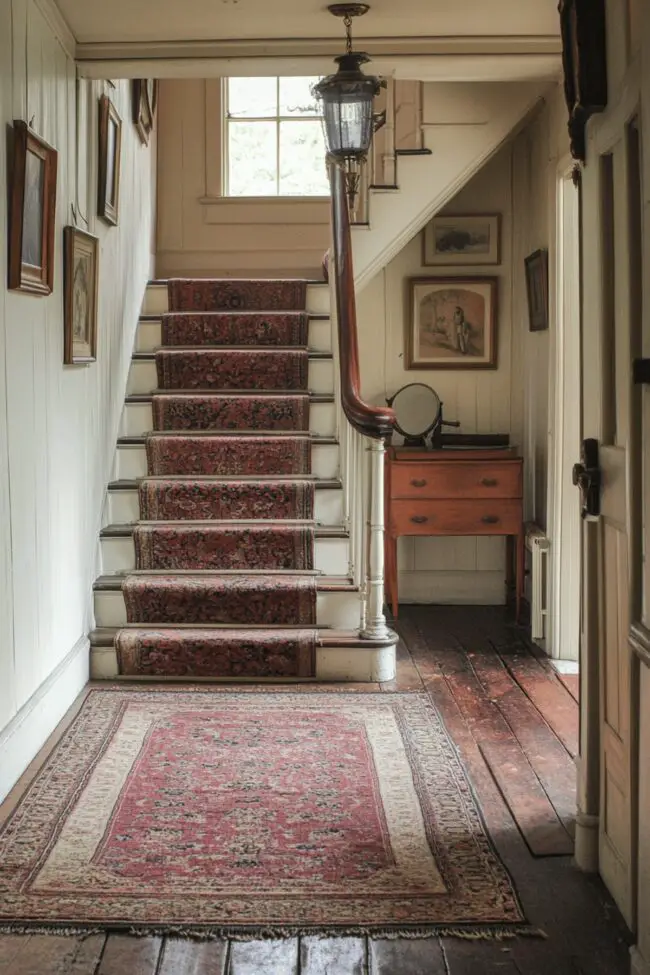 Classic Old-Style Cottage Staircase