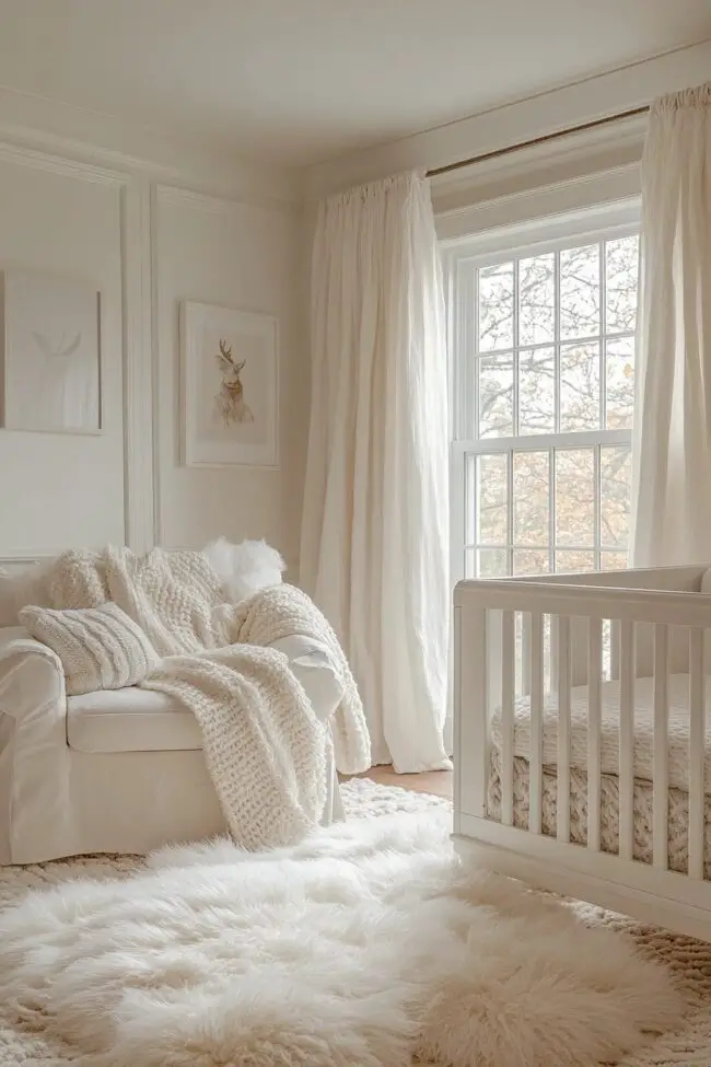 Subtle Safari Nursery Space