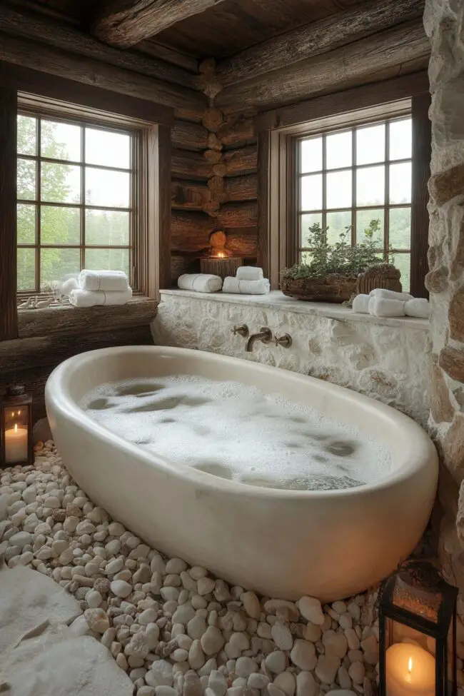 Wilderness-Inspired Washroom